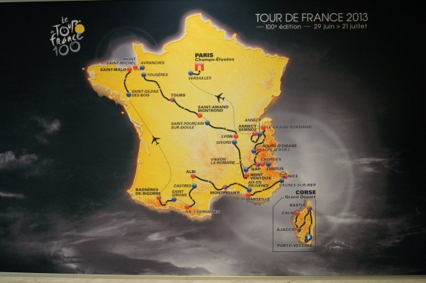 Tour de France 2013. Le parcours #1