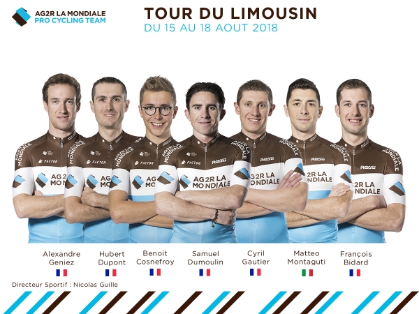 L’équipe pour le Tour du Limousin. #1